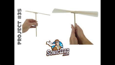 helicopter  popsicle sticks sonicdad project  youtube