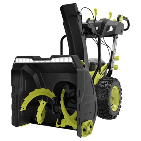 hp brushless   stage snow blower kit ryobi tools