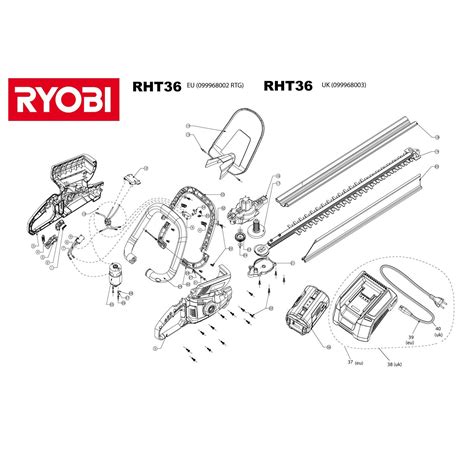 Ryobi Hedge Cutter Spare Parts
