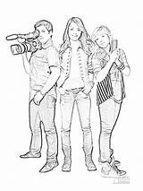 Coloring Icarly Pages Victorious Printable Next Step Popular Coloringhome Sketch Library Clipart Template sketch template