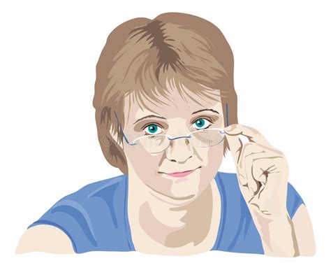 mature woman expression gesture stock illustration illustration of