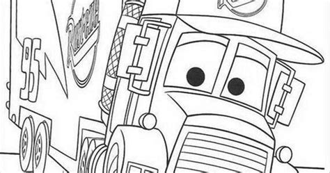 print coloring pages  mack  truck disney cars kids