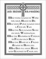Irish Blessing Coloring Printable Prayer Pages Prayers Print Flandersfamily Info Choose Board Always sketch template