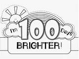 100th 100 Hat Coloring Pages Days School Kindergarten Printable Freebie Brighter Preschool Learning Hundred Crafts 100s Celebration Smarter Fun Activities sketch template