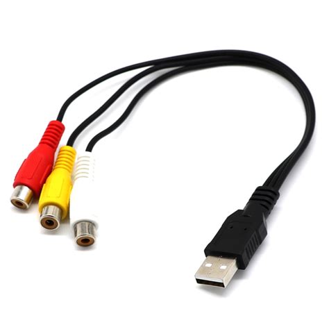 usb  male   rca female video av av converter adapter cable  hd tv pc walmartcom