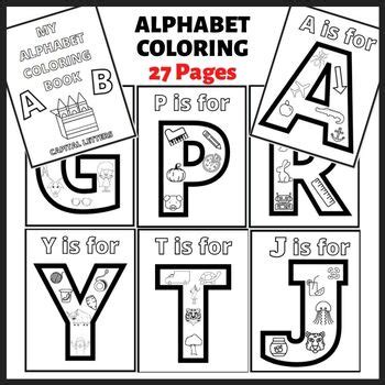 capital letter alphabet coloring pages printable   classy