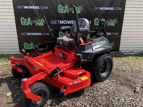 52in Gravely Pro Turn 252 Commercial Zero Turn Mower 27hp 99 A Month