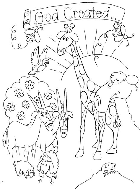 creation coloring page childrens church ideas pinterest