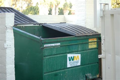 fleeing felon hiding  dumpster  dumped  recycling truck breaking