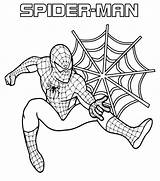 Iron Spider Coloring Pages Spiderman Boys Print sketch template