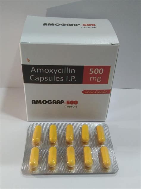 Grapple Amoxicillin 500mg Capsule 10 10 Prescription At Rs 720 Box In