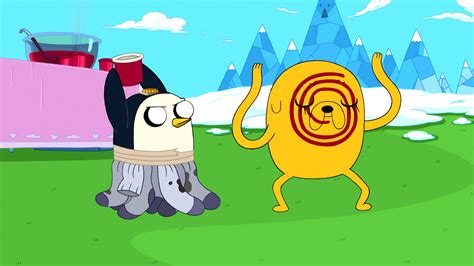 Image S5e18 Gunter About To Throw Drink At Jake Png