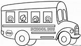 Coloring Bus School Pages Kids Buses Print Printable Colorir Schoolbus Worksheet ônibus Everfreecoloring sketch template