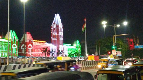 dr mgr chennai central railway station  republic day lighting youtube