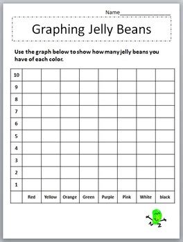 jelly bean graphing freebie     elementary professor tpt