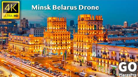 minsk belarus  uhd drone video youtube