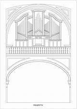 Organ Pipe Drawing Ruffatti Renderings Computer Paintingvalley 3d sketch template