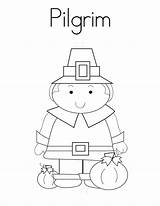 Coloring Pilgrim Boy Pages Template Colouring Praying sketch template