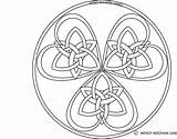 Triple Patterns Celtas Celtique Knotwork sketch template
