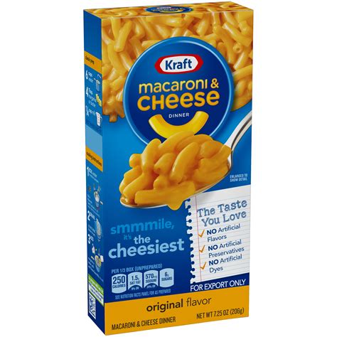kraft original flavor macaroni cheese dinner  oz box walmartcom