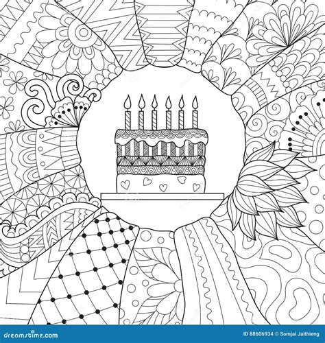 printable birthday cards coloring  adults coloring pages