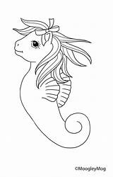 Pony Sea Little Mlp Coloring Lineart Ponies Pages Deviantart sketch template