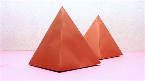 mini pyramid   paper origami