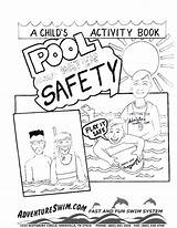 Coloring Pool Pages Safety Swimming Summer Color Print Kids Printable Table Getcolorings Coloringtop sketch template