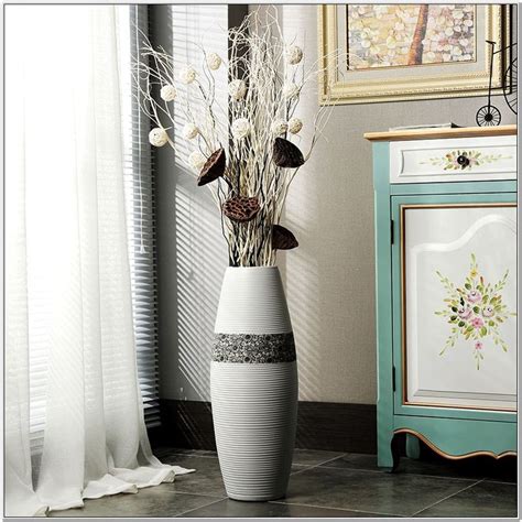 chinese floral floor vase living room ideas living room