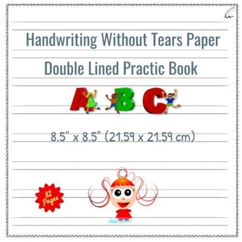 handwriting  tears paper double lined practic boo https