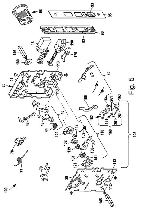 patent  mortise lock assembly google patents