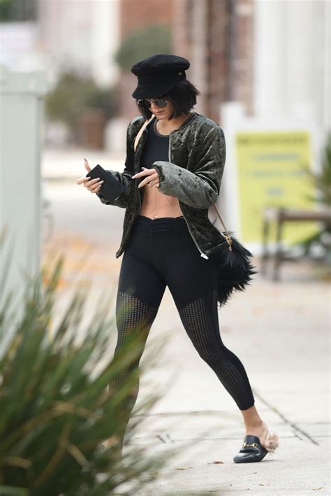 Vanessa Hudgens In Spandex Leaves Pilates In Los Angeles • Celebmafia
