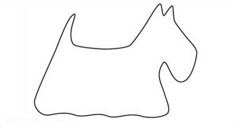 scottie dog templates crafts colouring pages