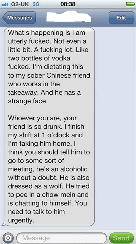 15 Funny Drunk Texts People Have Sent Whilst Intoxicated