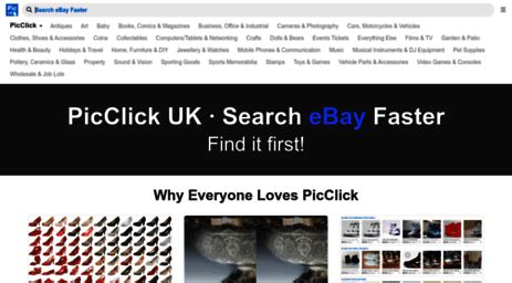 visit ukpicclickcom picclick uk search ebay faster