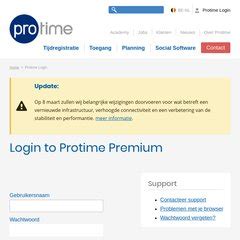 wwwmyprotimebe myprotime login protime