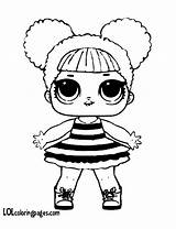 Bee Queen Coloring Color Pages Lol Surprise Doll Printable Getdrawings Getcolorings sketch template
