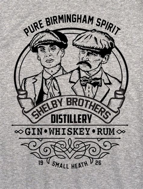 Shelby Brothers Distillery T Shirt Peaky Blinders