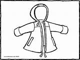 Raincoat Pages Coloring Colouring Getcolorings Clothes sketch template