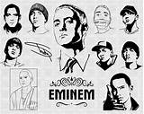 Eminem sketch template