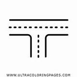 Crossroad Cruce Caminos Ultracoloringpages sketch template