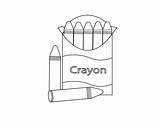 Crayon Coloring Pages Box Printable Interesting Pencils Written Outside Left Where Two sketch template