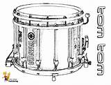 Yescoloring Drums Percussion Musical Coloring sketch template