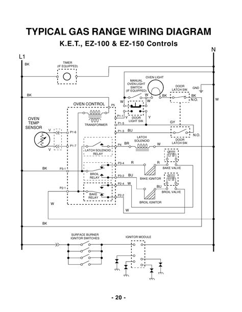 whirlpool electric range wiring diagram