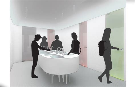 Gender Neutral Restroom Layout