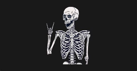 rock  skeleton skeleton  shirt teepublic