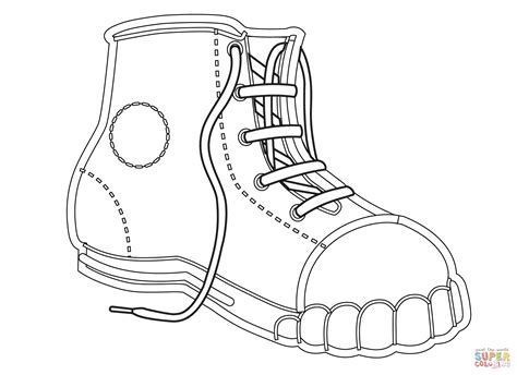 canvas shoe coloring page  printable coloring pages