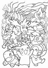Pokemon Coloring Hard Pages Getcolorings Printable sketch template