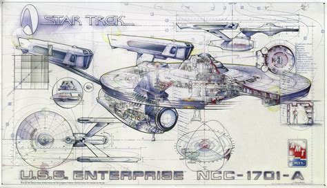 uss enterprise  schematics