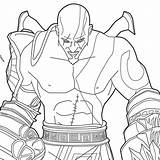 Kratos Loudlyeccentric Zeus Colorin sketch template